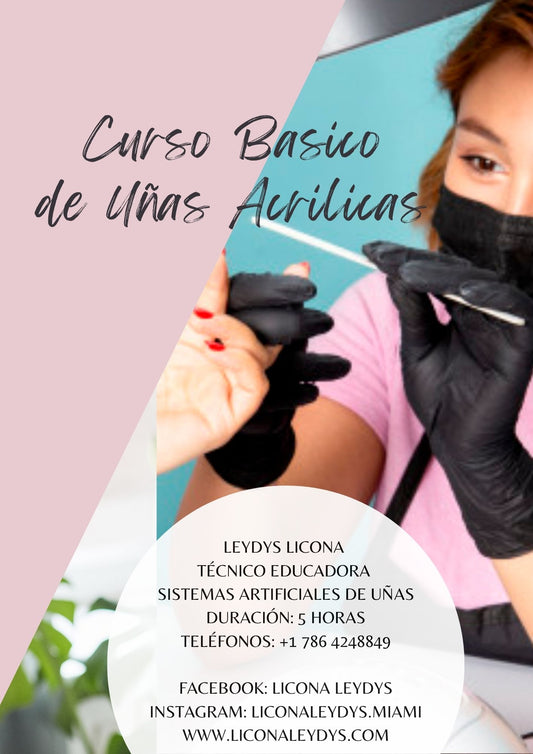 Curso Basico de Uñas Acrílicas